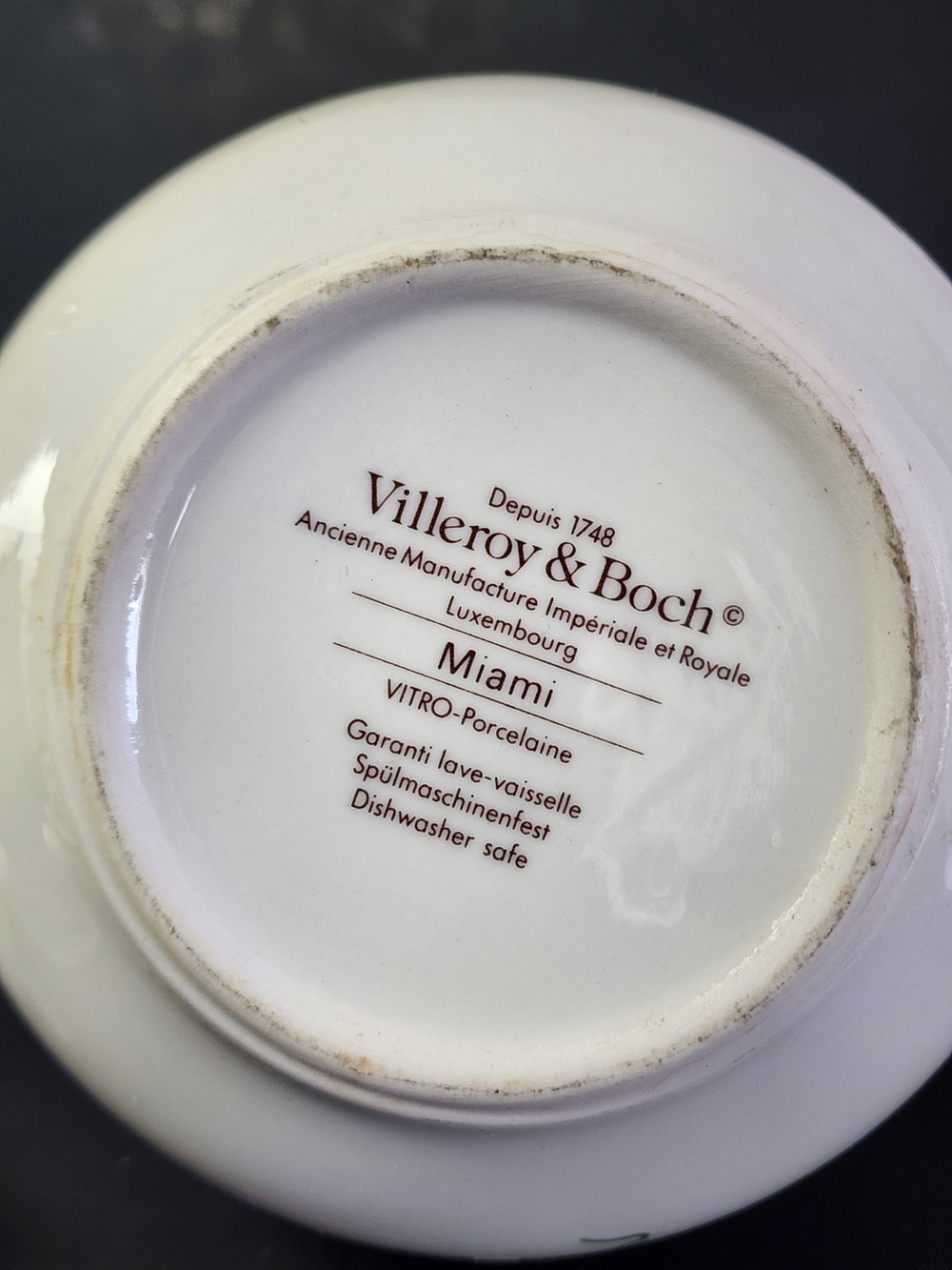Villeroy & Boch MIAMI Teapot Luxembourg Vitro- Porcelaine Depuis 1748 - Picture 4 of 4